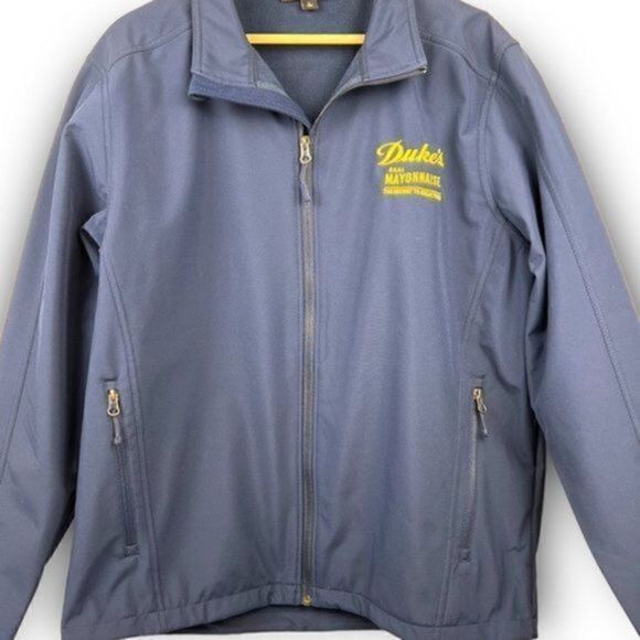 Duke's Mayonnaise Port Authority Tech Zip Up Jacket Navy L - Picture 7 of 7